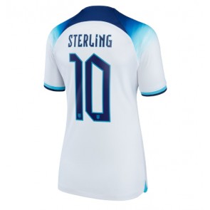 England Raheem Sterling #10 kläder Kvinnor VM 2022 Hemmatröja Kortärmad